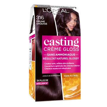 Coloration ton sur ton CASTING Crème Gloss, prune, n°316