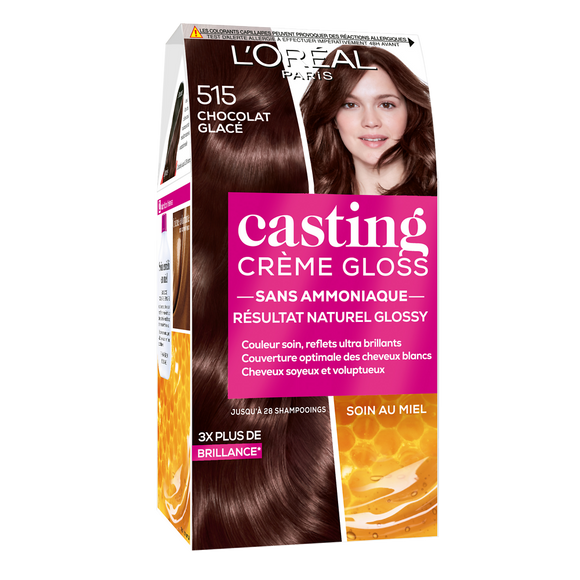 Coloration ton sur ton CASTING Crème Gloss, chocolat glacé, n°515