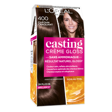Coloration cheveux n°400 châtain casting crème gloss L'ORÉAL PARIS