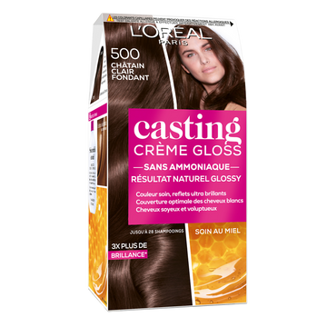Coloration ton sur ton CASTING Crème Gloss, châtain clair, n°500