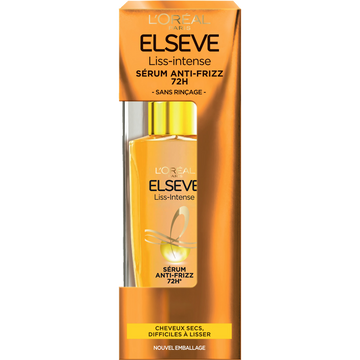 Soin capillaire Sérum Lissant Anti Frizz L'OREAL PARIS ELSEVE LISS-INTENSE 50mL