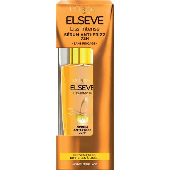 Soin capillaire Sérum Lissant Anti Frizz L'OREAL PARIS ELSEVE LISS-INTENSE 50mL