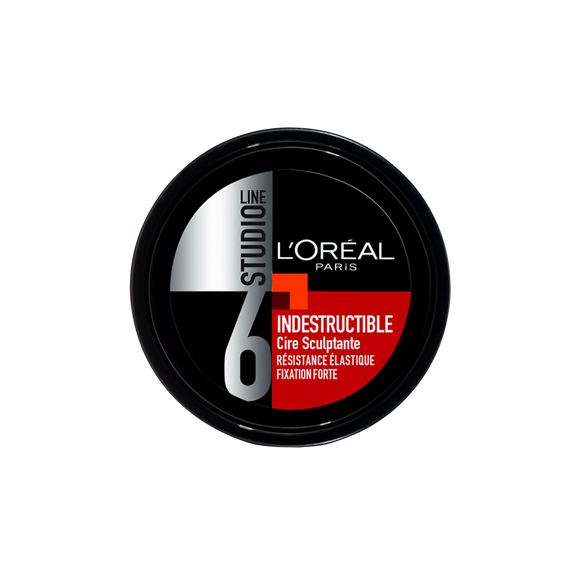Cire coiffante sculptante indestructible STUDIO LINE - pot 75ml