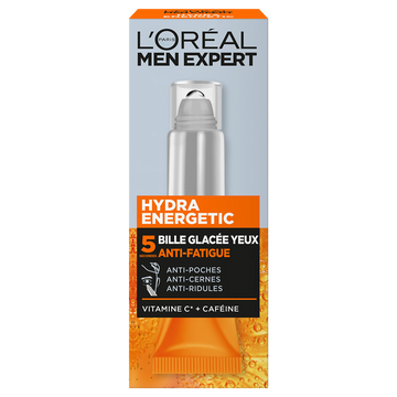 Soin homme Yeux Anti-fatigue Bille Glacée L'OREAL MEN EXPERT HYDRA ENERGETIC10mL
