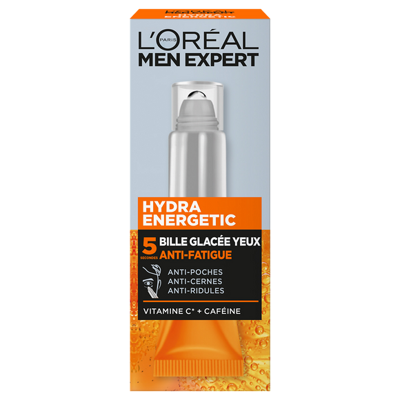 Soin yeux anti-fatigue glacée hydra energetic MEN EXPERT - bille 10ml