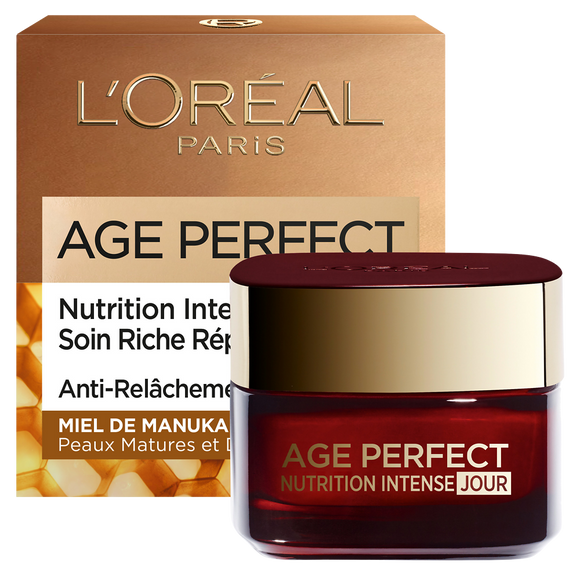 Crème visage anti-âge réparatrice age perfect L'ORÉAL PARIS- pot 50ml