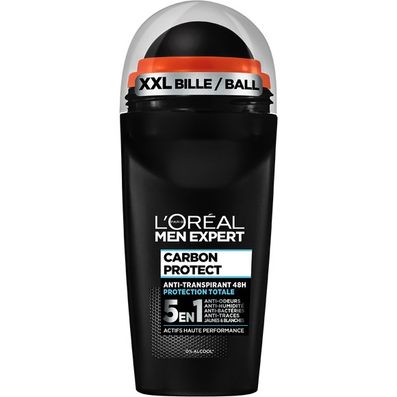 Déodorant homme anti-traces jaunes L'ORÉAL MEN EXPERT - bille 50 ml