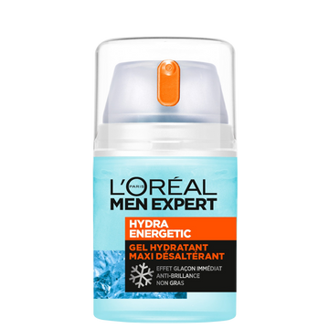 Soin homme Hydra Energetic maxi désaltérant MEN EXPERT, pompe de 50ml