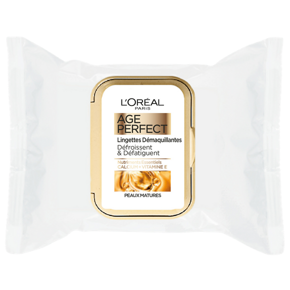 Age Perfect - Lingettes Démaquillantes Peaux matures L'OREAL PARIS Boite 25