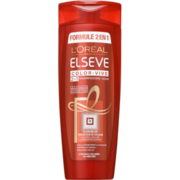 Shampooing Soin 2en1 Cheveux Colorés ELSEVE 300ml