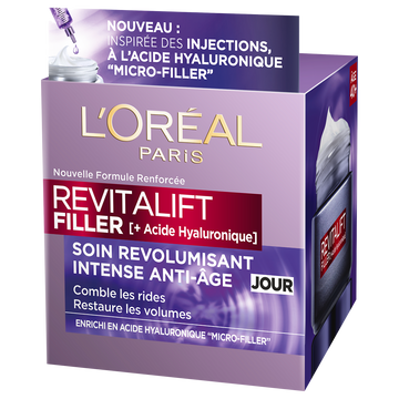Revitalift Filler - Crème Anti-Rides Visage Jour Revolumisant L'OREALPARIS Pot 50ml