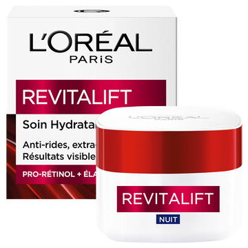 Crème visage nuit anti-rides revitalift L'ORÉAL PARIS -pot 50ml