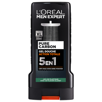 Gel douche action totale 5en1 enrichi en carbone MEN EXPERT - flacon 300ml
