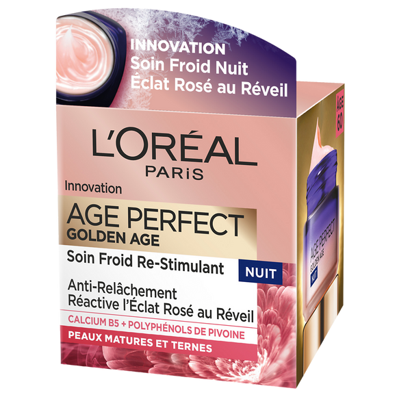 Age Perfect - Crème Anti-Âge Visage Nuit Rose Re-Stimulant L'OREAL PARIS Pot 50ml