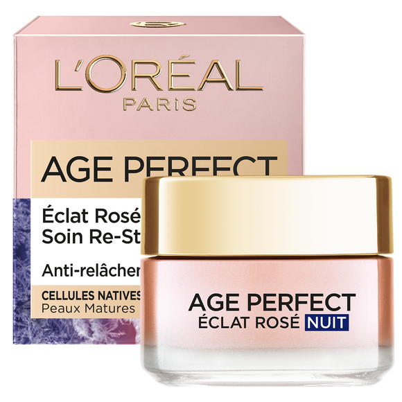 Crème visage visage nuit anti-âge age perfect L'ORÉAL PARIS - pot 50ml