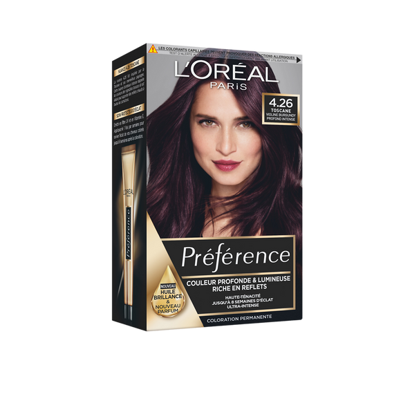 Coloration PREFERENCE pur burgundy