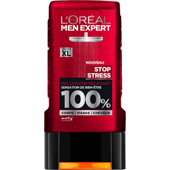 Gel douche relaxant tous types de peaux MEN EXPERT - flacon300ml