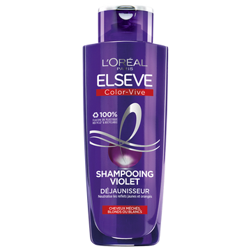 Shampooing Violet Déjaunisseur Color Vive L'OREAL PARIS ELSEVE Flacon200 ml