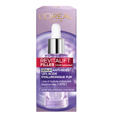 Revitalift Filler - Sérum Anti-Rides Visage Acide Hyaluronique Pur L'OREAL PARIS Flacon 30ml