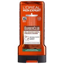 Gel douche barber club visage et corps MEN EXPERT - flacon 300ml