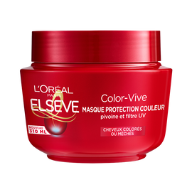 Shampooing Color Vive Masque Cheveux Colorés L'OREAL PARIS ELSEVE Pot310 ml