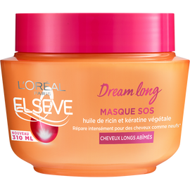 Masque capillaire cheveux SOS Longueurs Dream Long L'OREAL PARIS ELSEVE Pot 310 ml