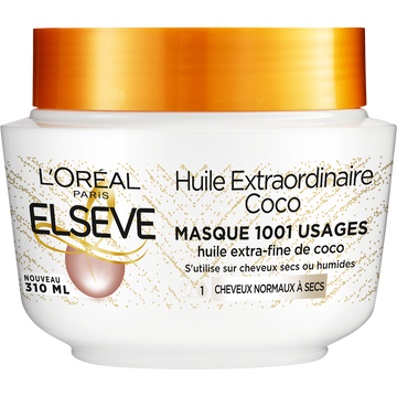 Masque 1001 Usages Huile Etraordinaire Coco ELSEVE 310ml