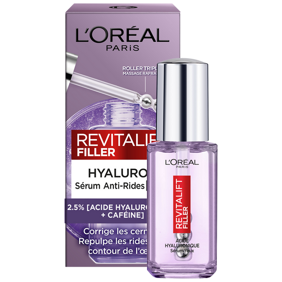 Sérum visage yeux anti-rides acide hyaluronique L'ORÉAL PARIS - flacon20ml