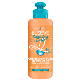 Soin capillaire sans rinçage Crème sauveuse de boucles ELSEVE - 200ml- cheveux ondulés à bouclés jour & nuit dream long curls
