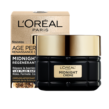 Crème visage nuit anti-âge régénérante L'ORÉAL PARIS - pot 50ml