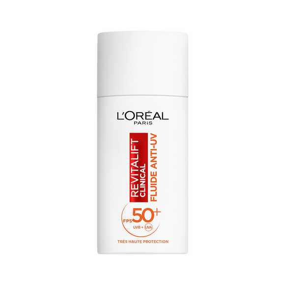Fluide protection anti-uv FPS 50+ vitamine c L'ORÉAL PARIS - flacon 50ml