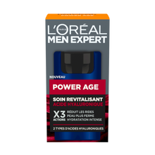 Crème anti-âge soin revitalisant à l'acide hyaluronique MEN EXPERT - 50ml