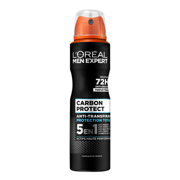 Déodorant homme anti-transpirant carbon protect MEN EXPERT - spray 150ml