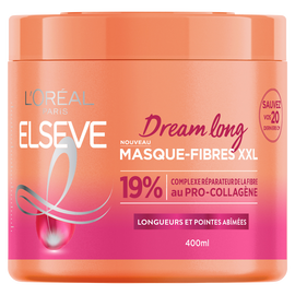 Masque capillaire Fibres XXL Longueurs et Pointe Abimées ELSEVE 400ml