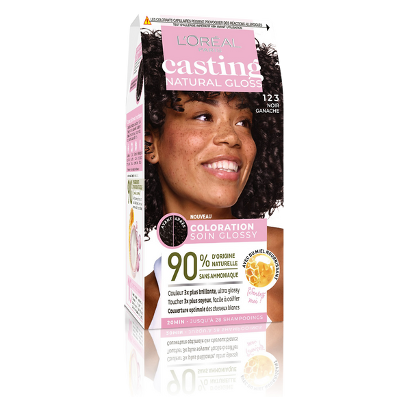 Coloration 123 black ganache CASTING CREME GLOSS