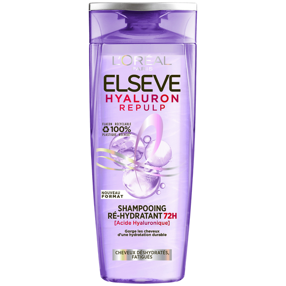 Shampooing Ré-Hydratant 72H Hyaluronique Repulp ELSEVE 300ml