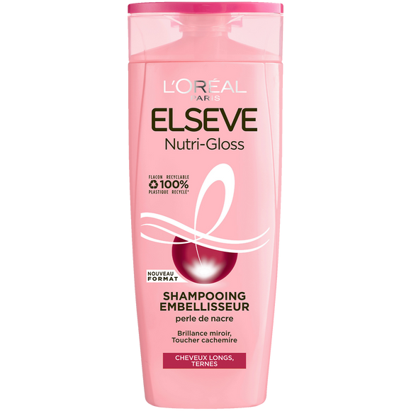 Shampooing Embellisseur des Cheveux Ternes Nutri-Gloss ELSEVE 350ml