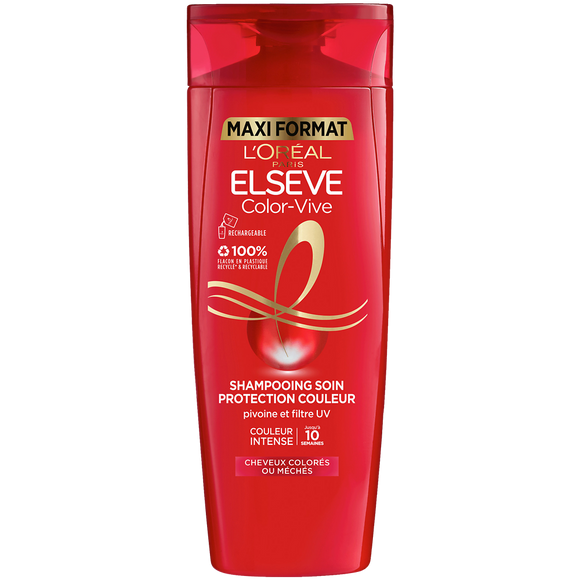 Shampooing Soin Cheveux Colorés ELSEVE 500ml