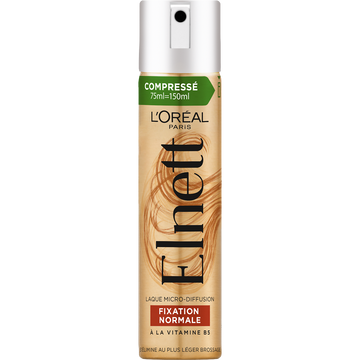 Laques compressée fixation normal ELNETT atomiseur 75ml