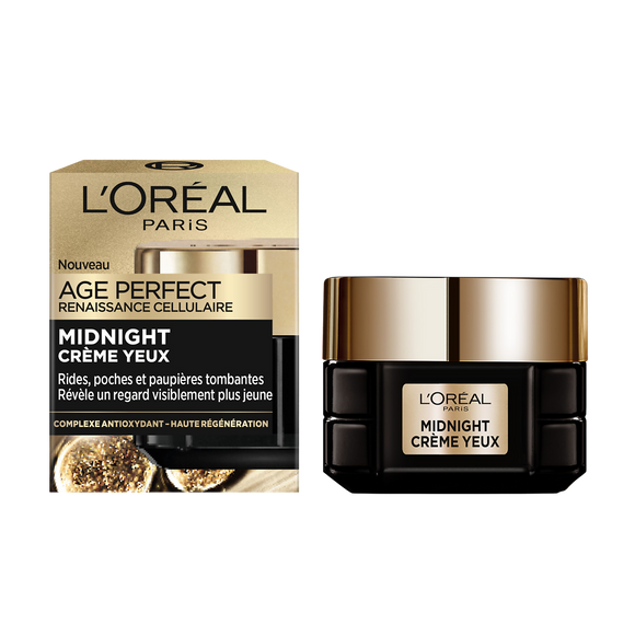 Crème visage yeux éclat anti-rides age perfect L'ORÉAL PARIS - pot 15ml
