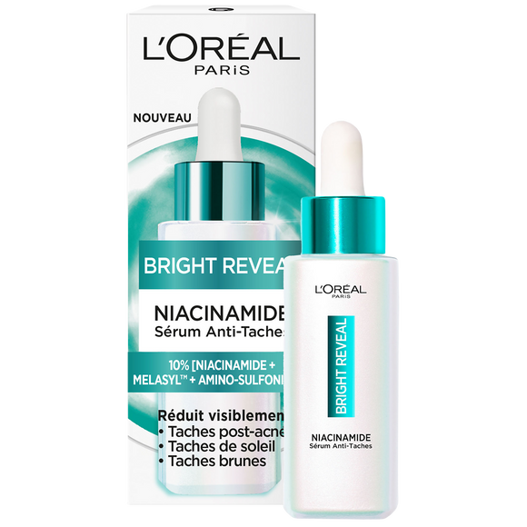 Sérum visage anti-tâche bright reveal L'ORÉAL PARIS- flacon 30ml