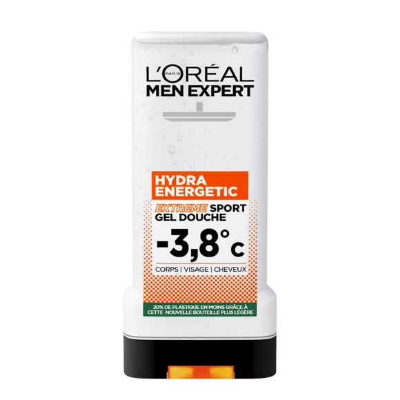 Gel douche extrême sport -3.8°c sensation de fraîcheur MEN EXPERT - 300ml
