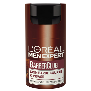 Soin barbe courte et visage barber club MEN EXPERT - tube 50ml