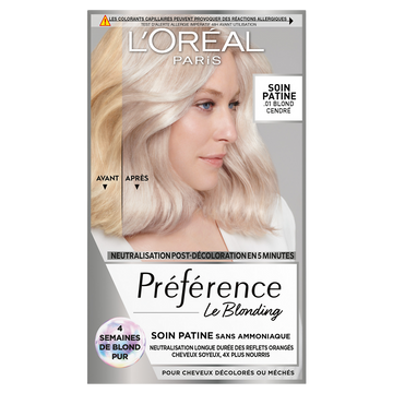 Soin patine n°01 blond cendré post-décoloration L'ORÉAL PARIS