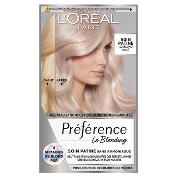 Soin patine blond irisé préférence le blonding L'ORÉAL PARIS