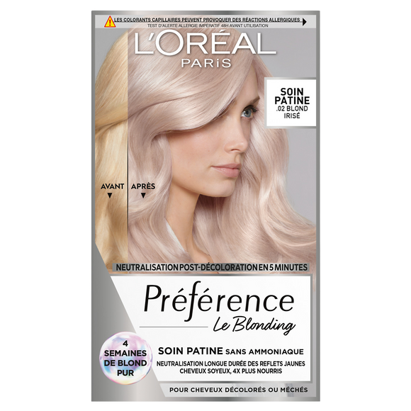 Soin patine blond irisé préférence le blonding L'ORÉAL PARIS