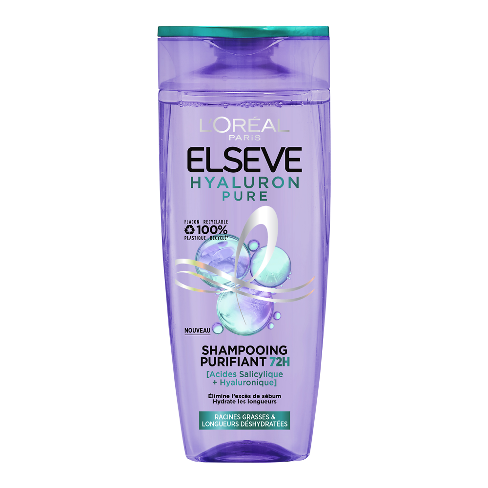Shampooing Purifiant 72H Hyaluron Pure ELSEVE 300ml