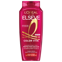Shampoing 2en1 protection couleur filtre uv ELSEVE - 250ml