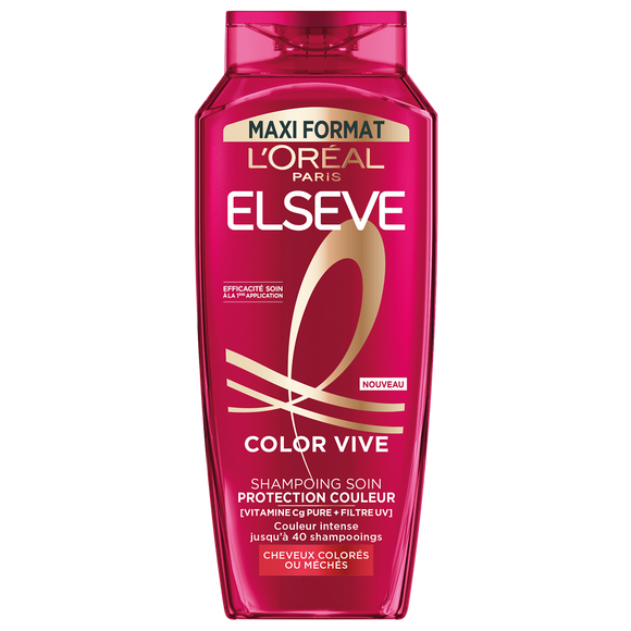 Shampoing protection couleur color vive ELSEVE -500 ml
