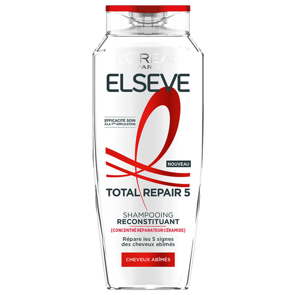 Shampooing reconstituant concentré céramide total repair ELSEVE -300ml